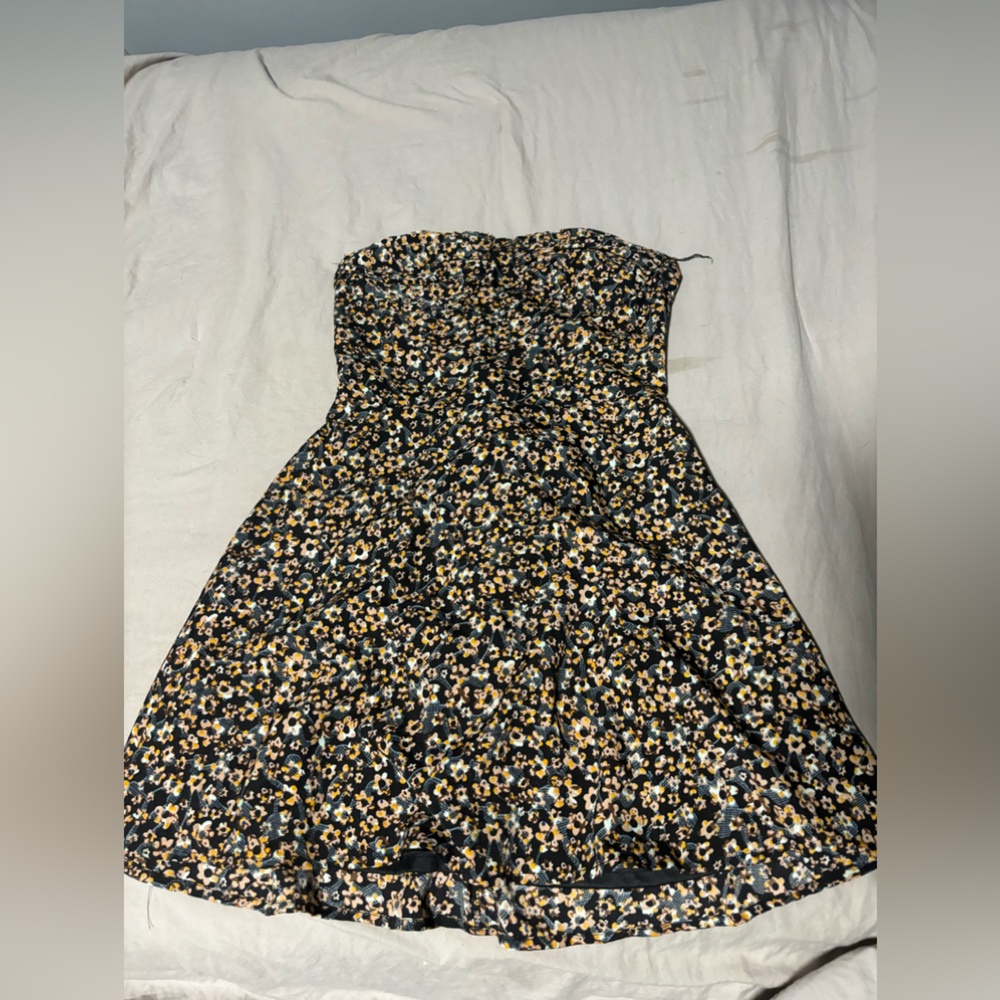 La hearts strapless floral sundress